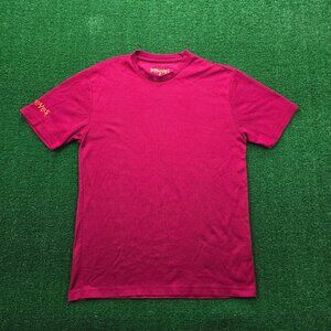 Popeyes Tshirt Mens Small Red Short Sleeve Employee‎ Uniform Work Wear